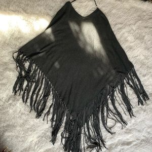Mossimo Gray Poncho (S|M)